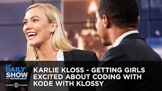 Karlie Kloss  Getting Girls Excited About Coding With Kode With Klossy  The Daily Show [upl. by Sheffy]