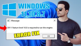 Fix dx11 feature level 100 is required to run the engine in windows 111087 [upl. by Eniawd268]