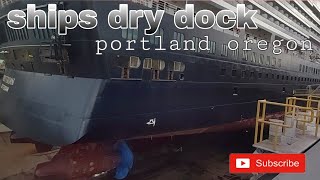 Holland America Line  ms WESTERDAM  dry dock june 2022  PORTLAND OREGON [upl. by Fredric]