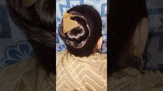 Clutcher juda hairstyleBest judahairstyles for long hair girls ✨️ [upl. by Otreblasiul551]