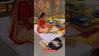 કંકોત્રી લેખન🌸 wedding lagan ladaki rasam weddingceremony weddingritual shots trending [upl. by Valsimot]