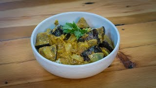 Nutty Aubergine Curry [upl. by Ruelu625]