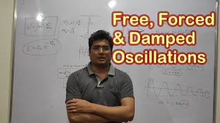 Free Forced amp Damped Oscillations II Polytechnic Classes II [upl. by Ativahs739]