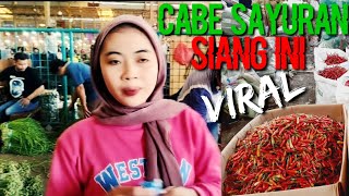 harga cabe dan sayuran siang pasar induk cibitung7 Maret 2024 [upl. by Ayokal]