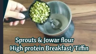 Instant Healthy Tiffin Morning breakfast Dinner for kidsJowar flour Breakfast for weight loss [upl. by Klenk]