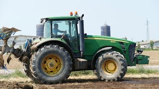 John Deere 8230  Rabe Albatros  aratura 2017 [upl. by Braynard]