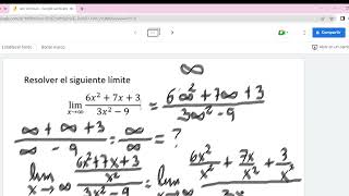 LIMITE ALGEBRAICO INFINITO SOBRE INFINITO [upl. by Devine]