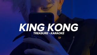 TREASURE  KING KONG  KARAOKE amp Easy Lyrics [upl. by Armelda]