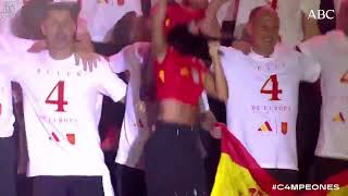 Aitana  Mon Amour Remix  Euro2024 LIVE [upl. by Osgood]