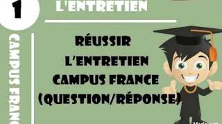 Préparer son entretien campus france [upl. by Ardnahc]