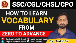 VOCABULARY class4 SSC BANK NDA CDS AFCAT ALL IMPORTANT QUESTIONS BY ANKIT TIWARI SIR [upl. by Elyc704]