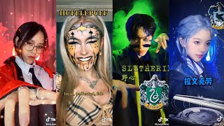 Harry Potter  Hogwarts Houses  TikTok challenge [upl. by Aziul]