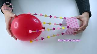 ¿Cómo hacer un globo aerostático para centro de mesa🎈How to make a hot air balloon to decorate [upl. by Attenaej500]