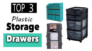 Best Plastic Storage Drawers For Clothes [upl. by Trahurn471]