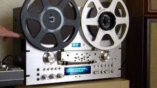 Pioneer RT909 Open reel to reel tape deck  beautiful near mint condition [upl. by Esorlatsyrc]