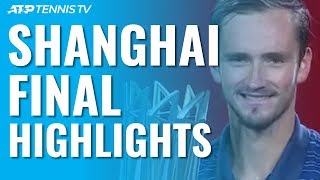 Medvedev Beats Zverev To Win Second Straight Masters 1000 Title  Shanghai 2019 Final Highlights [upl. by Ueih577]