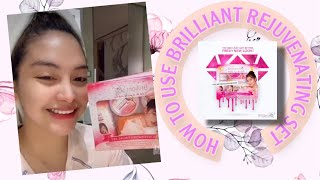 HOW TO USE BRILLIANT SKIN REJUVENATING SET  MISS GLENDA CEO 👩‍💼 [upl. by Gen]