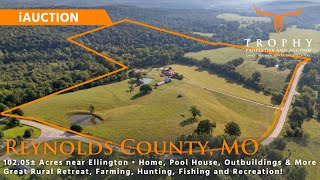 10205± Acres in Reynolds County MO Land iAuction  Rural Retreat  TrophyPAcom [upl. by Emirak]