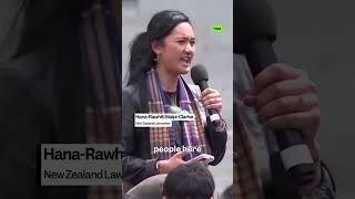 New Zealanders turn out in support of Māori rights [upl. by Ginelle]