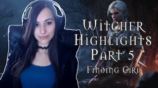 Witcher Highlights Part 5  Finding Ciri and falling downa lot [upl. by Esteban]