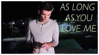 Justin Bieber  As Long As You Love Me Nathan Morris Cover [upl. by Akamahs]