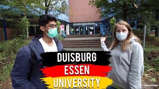 University of DuisburgEssen campus tour by Nikhilesh Dhure  Universität DuisburgEssen [upl. by Duck944]