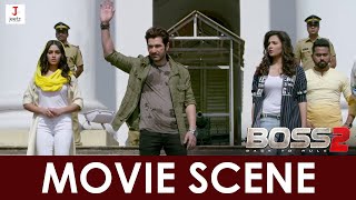 Boss 2  Movie Scene  Jeet Shubhashree Nusraat Faria  Baba Yadav [upl. by Redyr776]