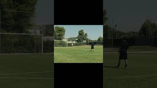 Messi crossbar challenge messi crossbarchallenge football footballshorts shortsfeed shorts [upl. by Nnayelsel]