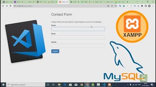 All in one video create form form validation alert using JavaScript insert into SQL html and PHP [upl. by Ermengarde]