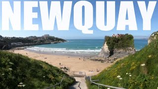 Newquay  Cornwall  Walking Tour  May 2020  Part 1 [upl. by Kciredor]