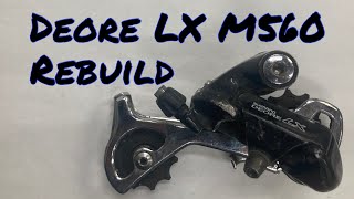 How To Rebuild a Shimano Deore LX M560 Derailleur [upl. by Giffy]