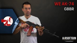 WE AK74 GBBR В лучших традициях WE [upl. by Annaitat445]