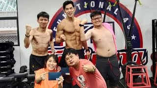 Jordan Yeoh Special Appearance for workouts at F45 Studio [upl. by Ryann]