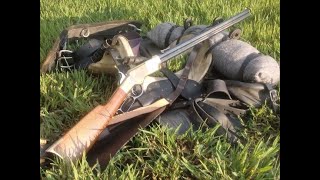 1860 Henry Rifle  Made By Uberti  45Colt  Loading amp Firing [upl. by Yalahs]