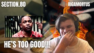 Eminem Fan REACTS To Kendrick Lamar  Rigamortus [upl. by Dulcia693]