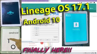 How to install Lineage OS 171  Android 10 Q on Samsung Galaxy Tab S2 [upl. by Ettelegna571]