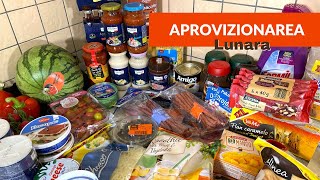 Aprovizionarea lunara cu 1100 lei 🍕🍵🐟🛒 ALIELA [upl. by Nevarc]