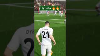 Dybala with a thunderstorm kick  freekick dybala juventus realmadrid efootball dls25 fifa [upl. by Aidyl]