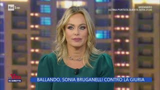 BruganelliBallando quotAggressiva perché mi sono rotta una costolaquot  La Vita in diretta 07102024 [upl. by Mandle]