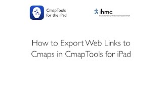 CmapTools for iPad Exporting Web Links to Cmaps [upl. by Charlotta]