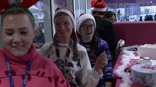 The City of StokeonTrent Sixth Form College  Christmas Video 2023  Step into Christmas 🎄 [upl. by Celestyn]