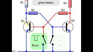 Bistabile Schaltung Erklärung [upl. by Rubin]