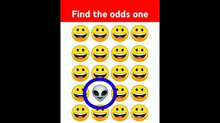 Find the odds one findtheoddemojiquize riddles emojigame findtheoddemojigame shorts [upl. by Edlitam]