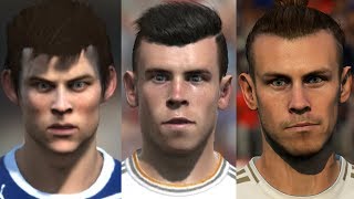 Gareth Bale evolution from FIFA 07 to FIFA 20 [upl. by Berga]