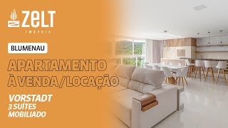 Apartamento para venda ou locação com 3 suítes no bairro Vorstadt em Blumenau [upl. by Chadburn]