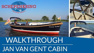 Jan van Gent cabin for sale Walktrough  Schepenkring jachtmakelaars  Krekelberg Nautic [upl. by Nelia483]