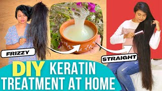 DIY FlaxSeeds Gel amp Mask  Fast Hair Growth amp Soft Shiny Hair  DIY Keratin Treatment At Home [upl. by Lacee]