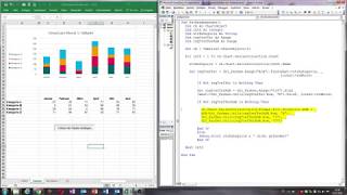 0028 Excel VBA Diagramme schnell per Makro formatieren  Chartobjects [upl. by Hoover]