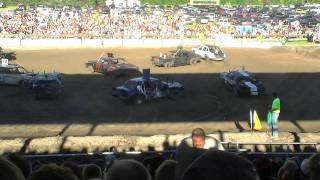 Roseau County Fair Demolition Derby Heat 1 [upl. by Ardua919]