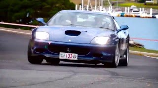 Targa Tasmania 2016  Ferrari 575M Maranello Pure Sound [upl. by Arhna]